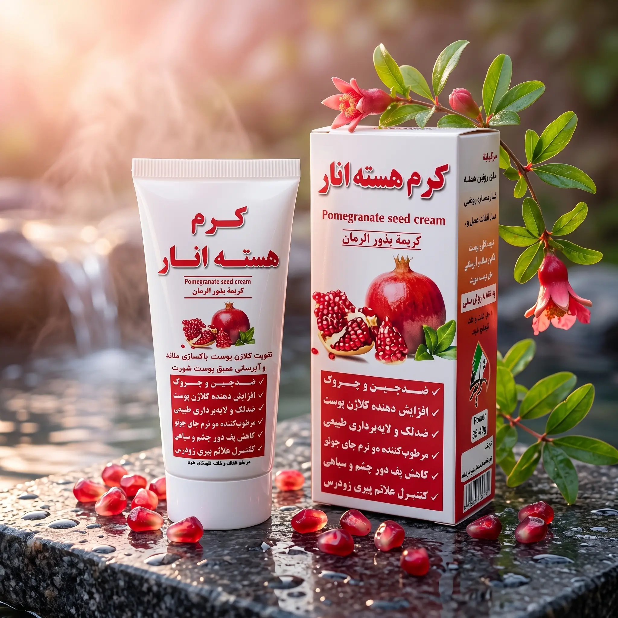 کرم هسته انار نیکا