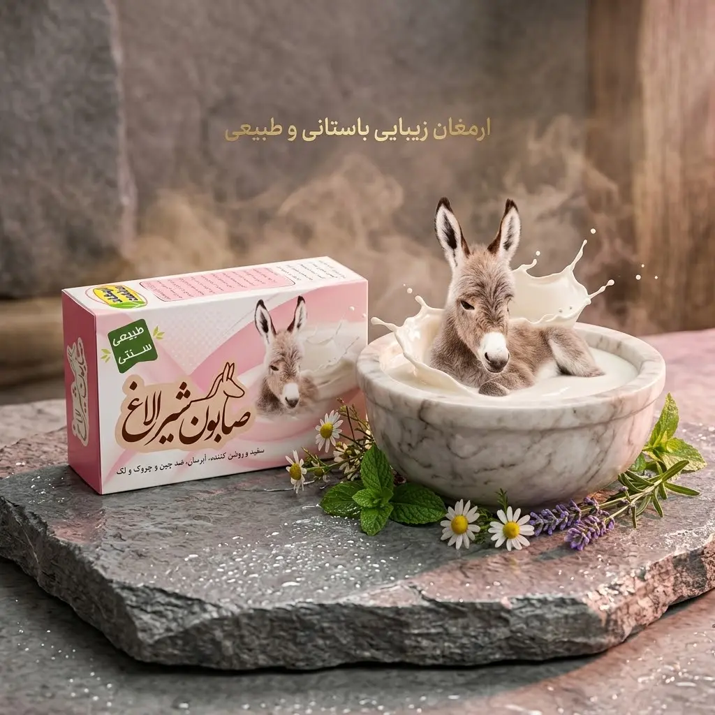 صابون شیر الاغ مرصاد